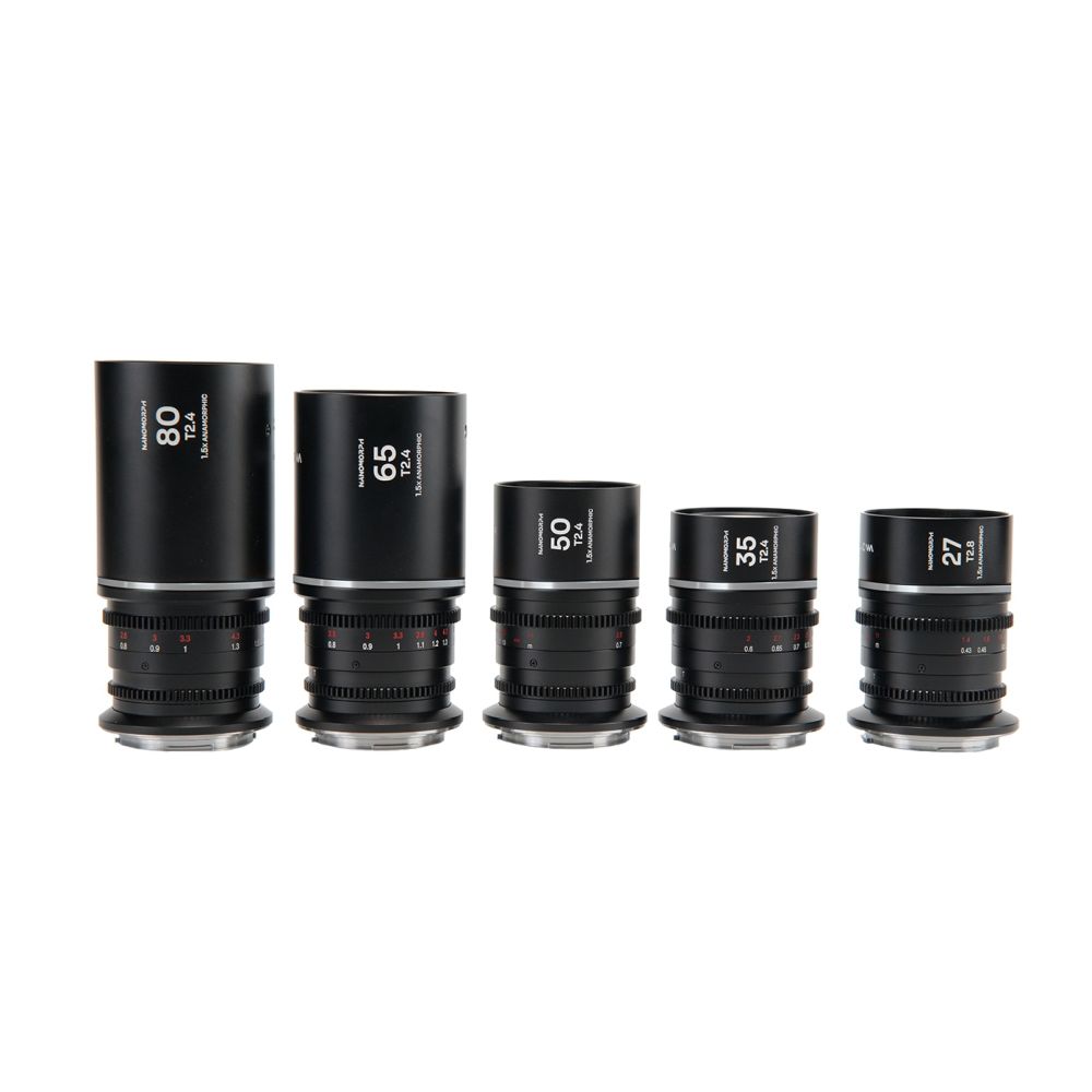 Laowa Nanomorph S35 Bundle (27,35,50,65,80mm) (Silver) MFT