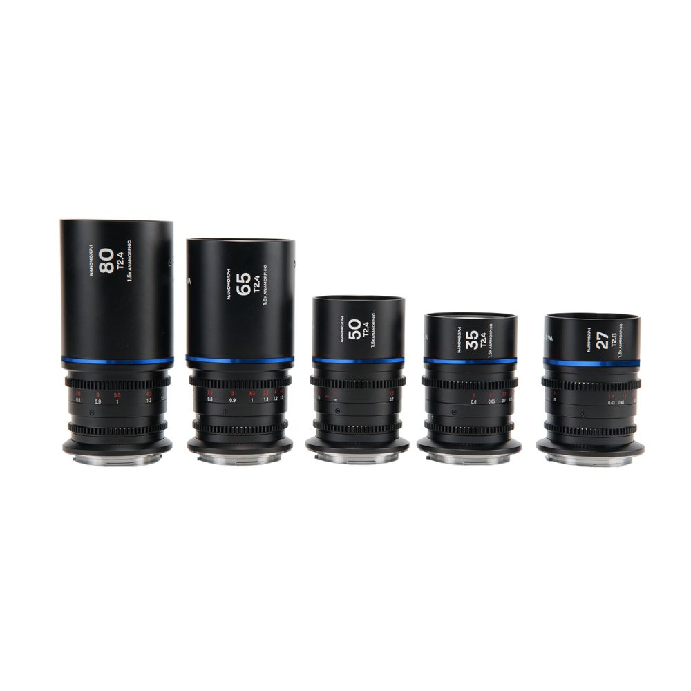 Laowa Nanomorph S35 Bundle (27,35,50,65,80mm) (Blue) Nikon Z