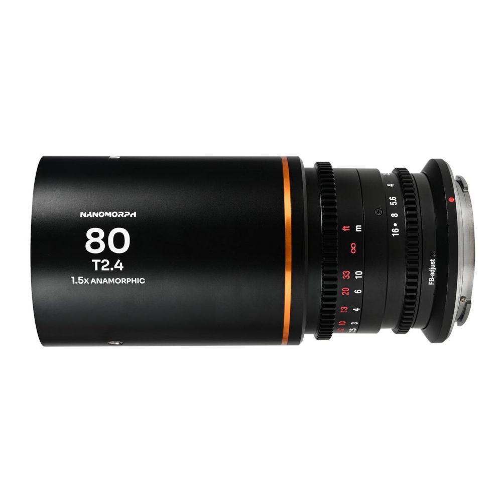 Laowa Nanomorph 80mm T2.4 1.5x S35 (Amber) Canon RF