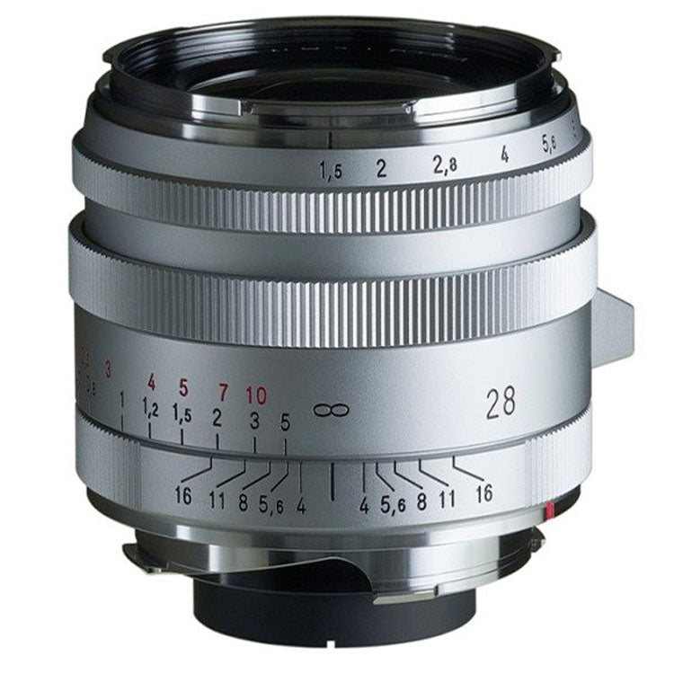 Voigtlander Nokton 1.5/28mm Type I VM aspherical, silver