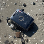 anTON K1 film camera with underwater housing, black