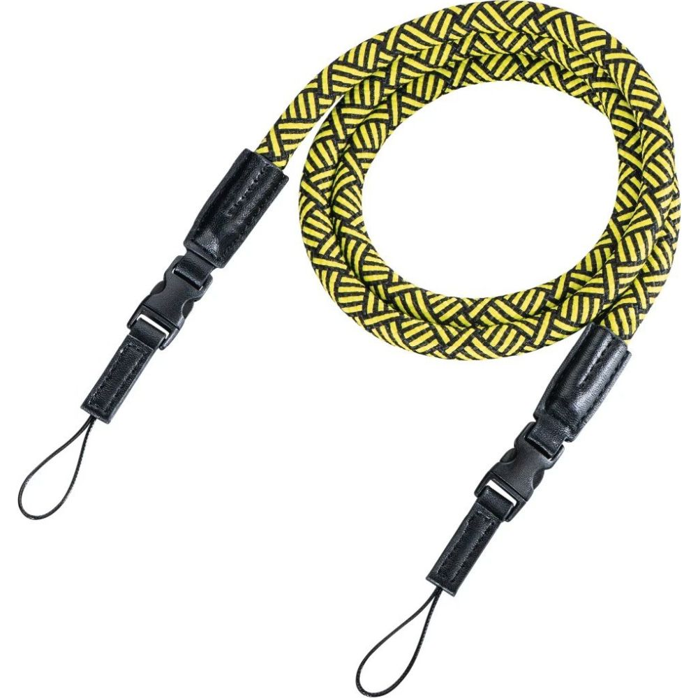 Hama Braid 120 camera strap, black/yellow