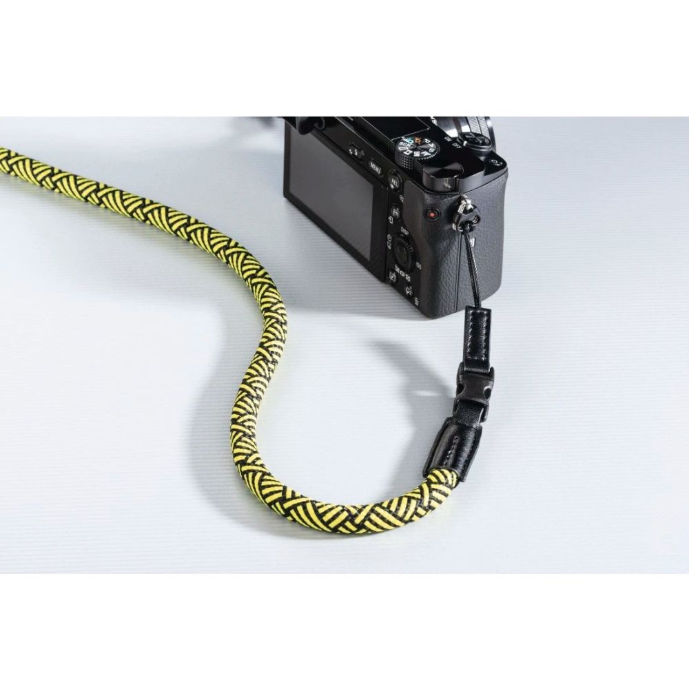 Hama Braid 120 camera strap, black/yellow