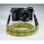 Hama Braid 120 camera strap, black/yellow