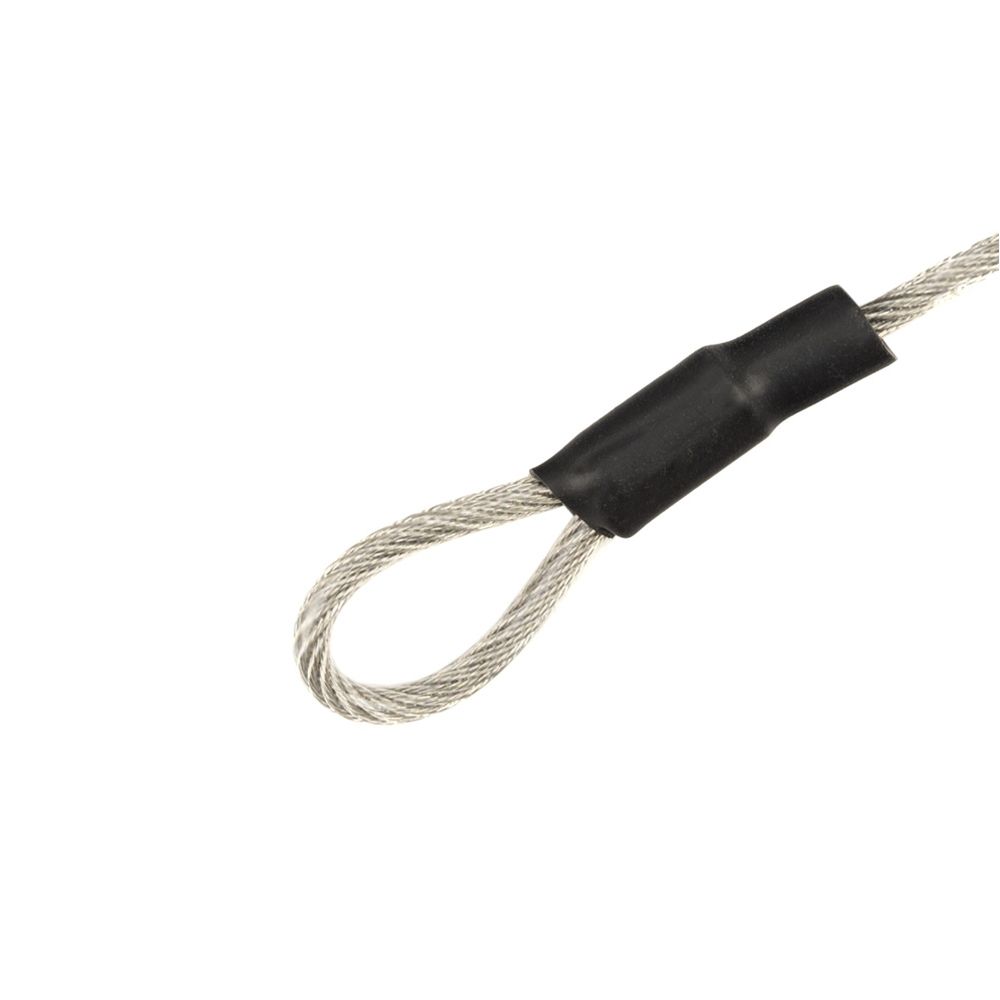 Caruba Safety cable steel with PVC coating, 1.2 m