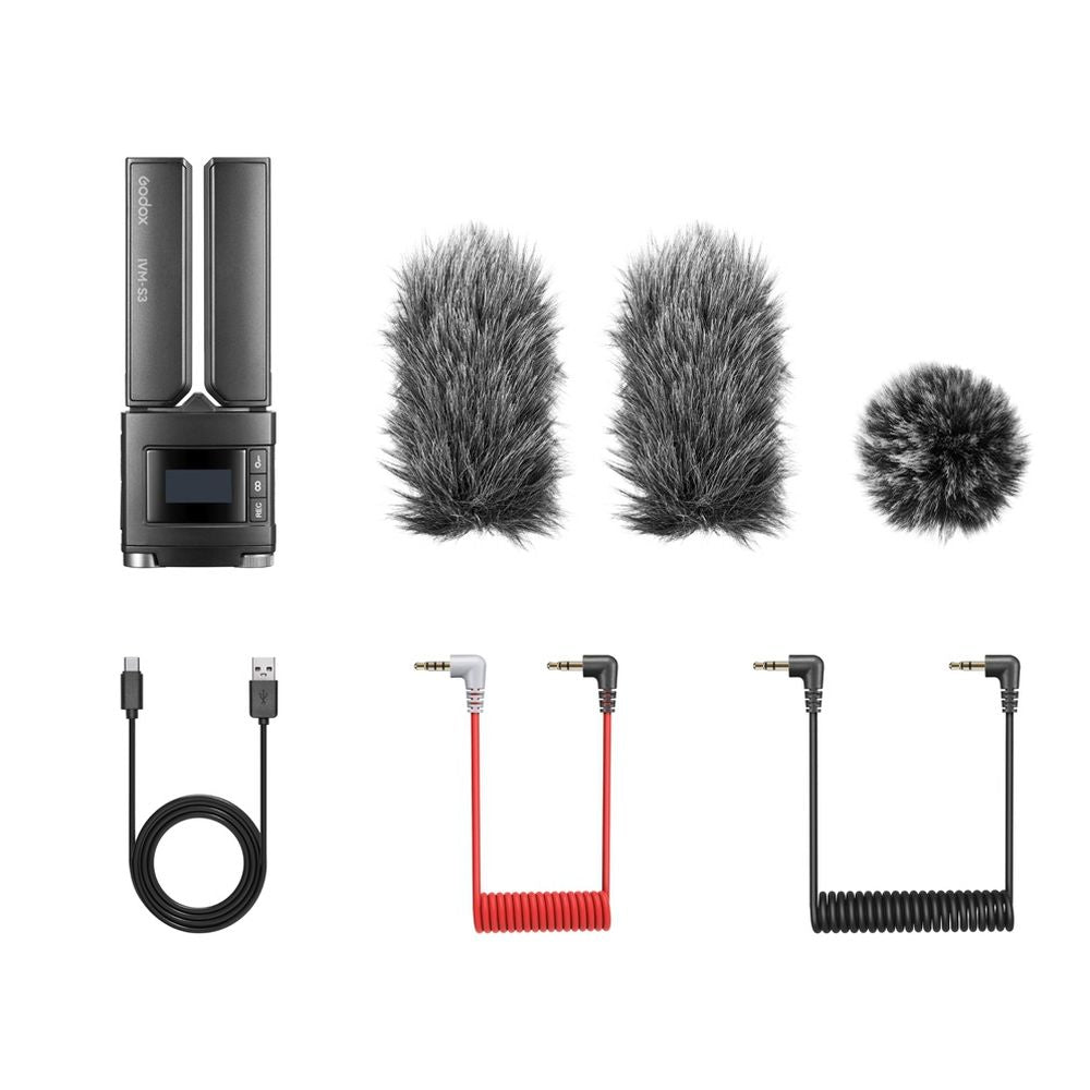 Godox IVM-S3 Stereo on-camera microphone