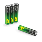 GP AAA x4 Ultra Alkaline batteries