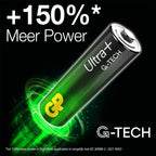 GP AAA x4 Ultra Alkaline batteries