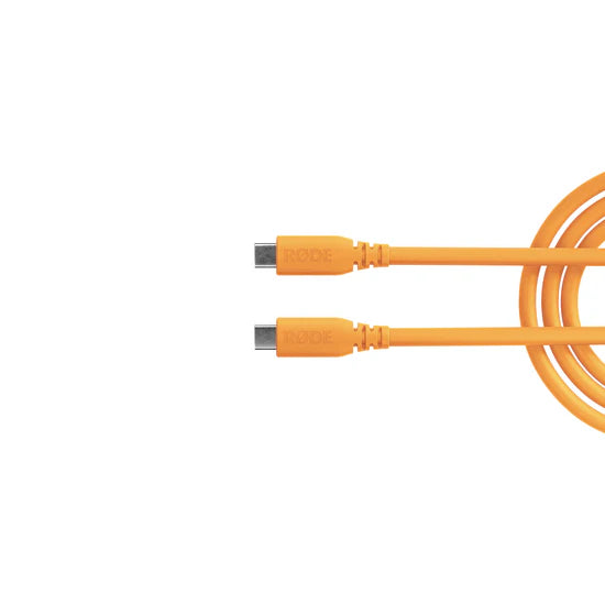 RODE SC27 2m SuperSpeed USB-C to USB-C Cable, Orange