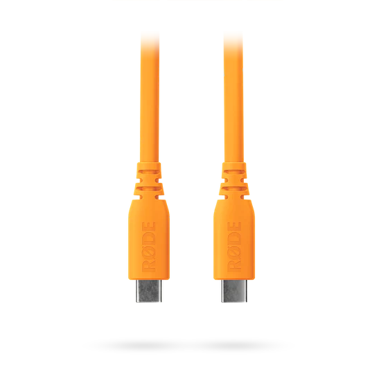 RODE SC27 2m SuperSpeed USB-C to USB-C Cable, Orange