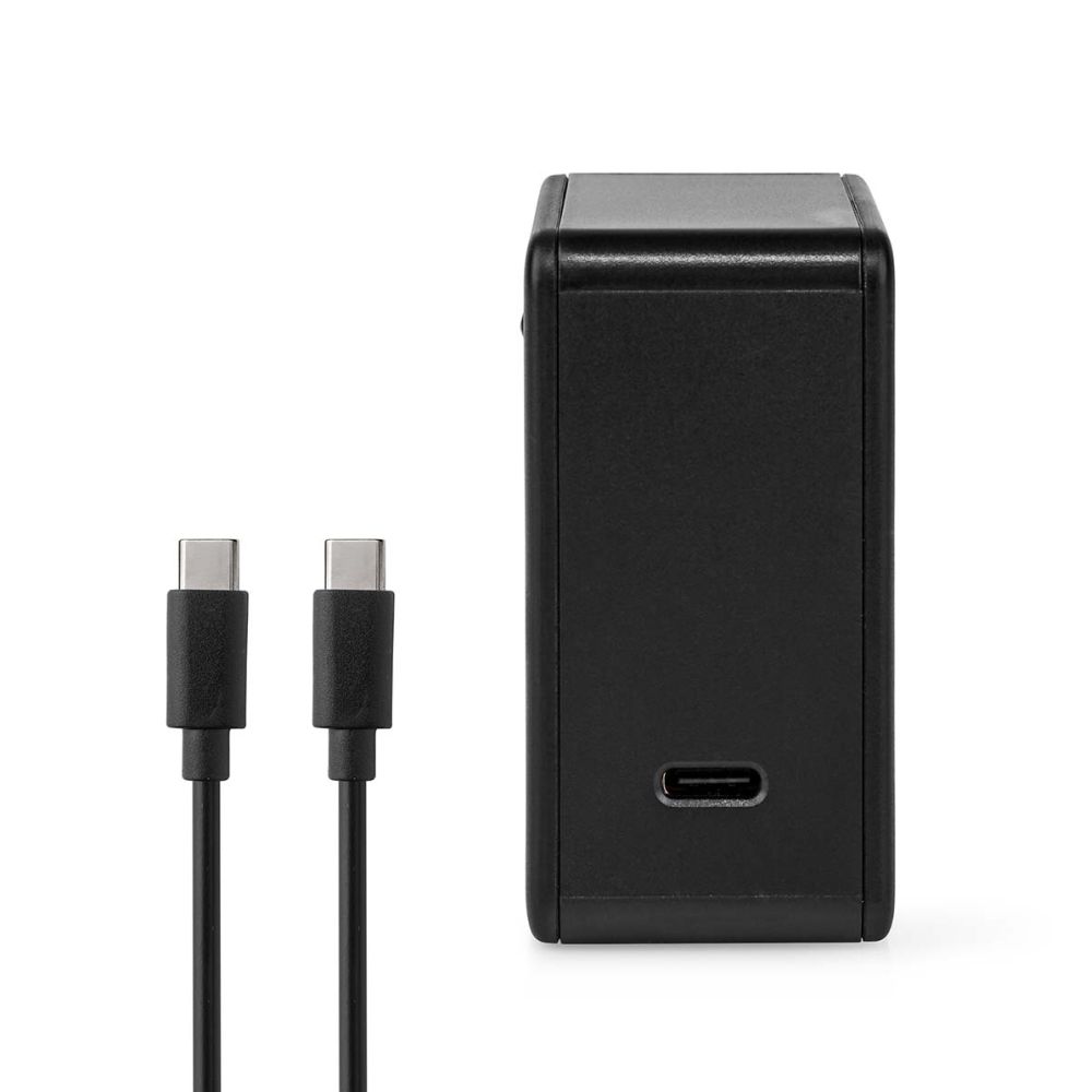 Nedis USB-C 65W wall charger with PD + 2.0m USB-C cable