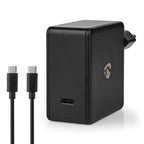 Nedis USB-C 65W wall charger with PD + 2.0m USB-C cable