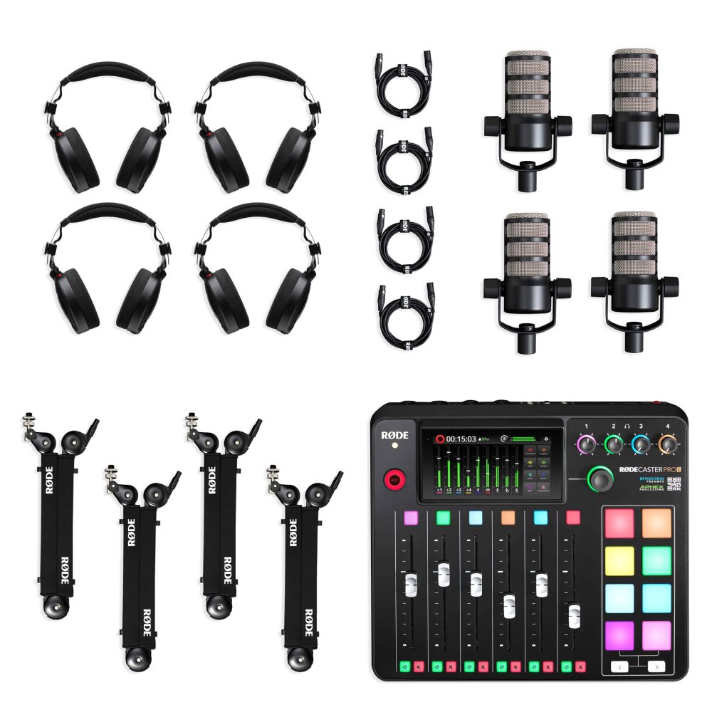 RODE four-person podcast bundle