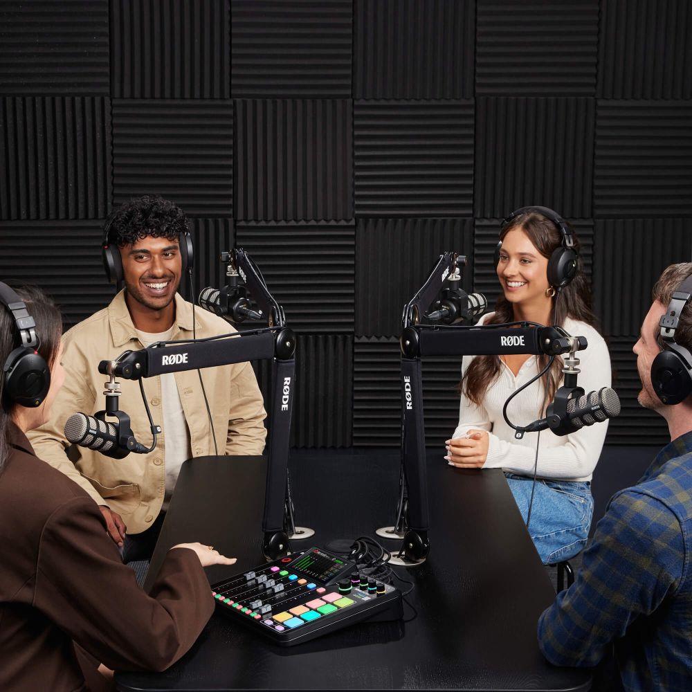 RODE four-person podcast bundle