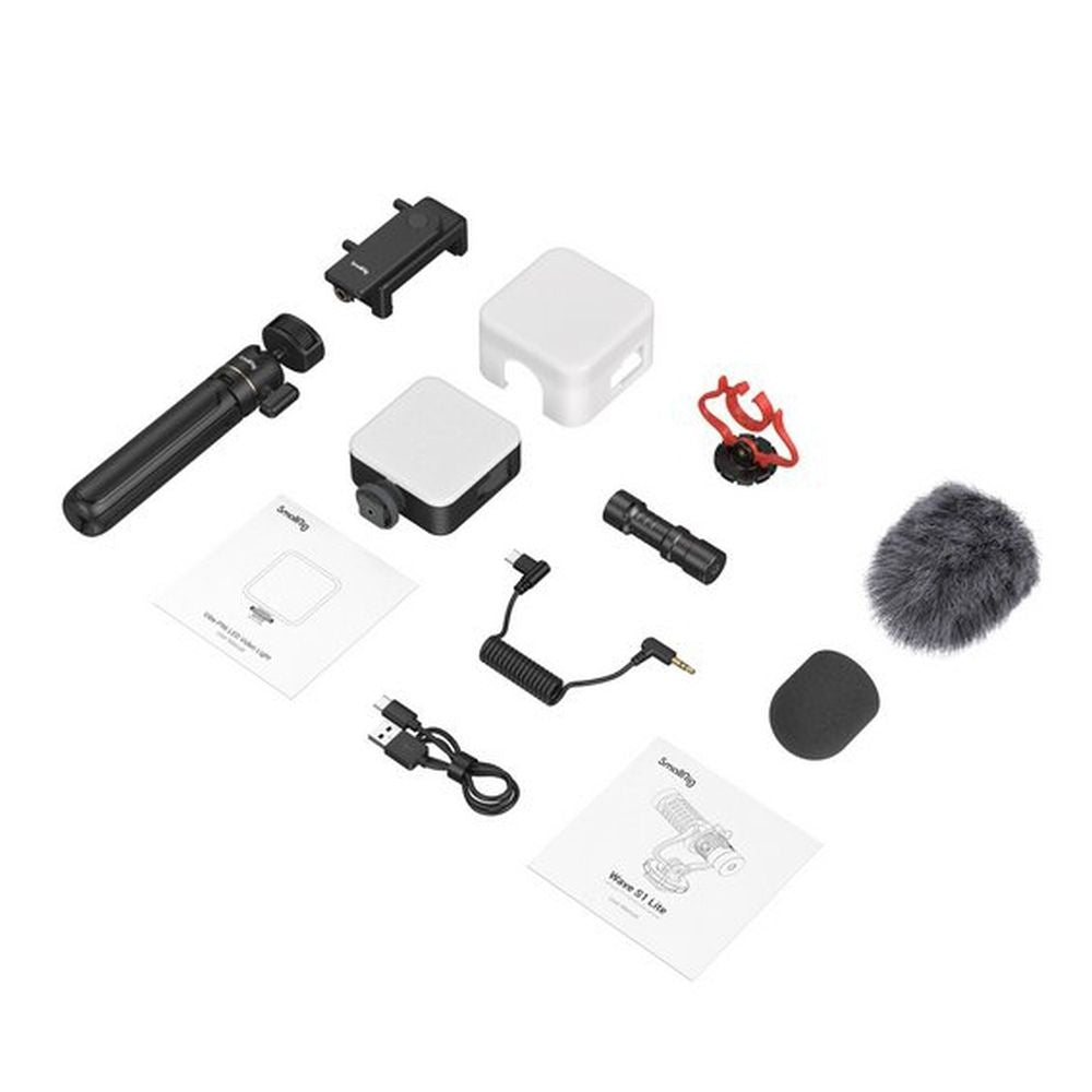 SmallRig 4369 Smartphone Vlog Tripod Kit VK-50 Advanced Version