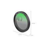 SmallRig 4388B MagEase Magnetic CPL Filter Kit with M-mount Filter Adapter (52mm)