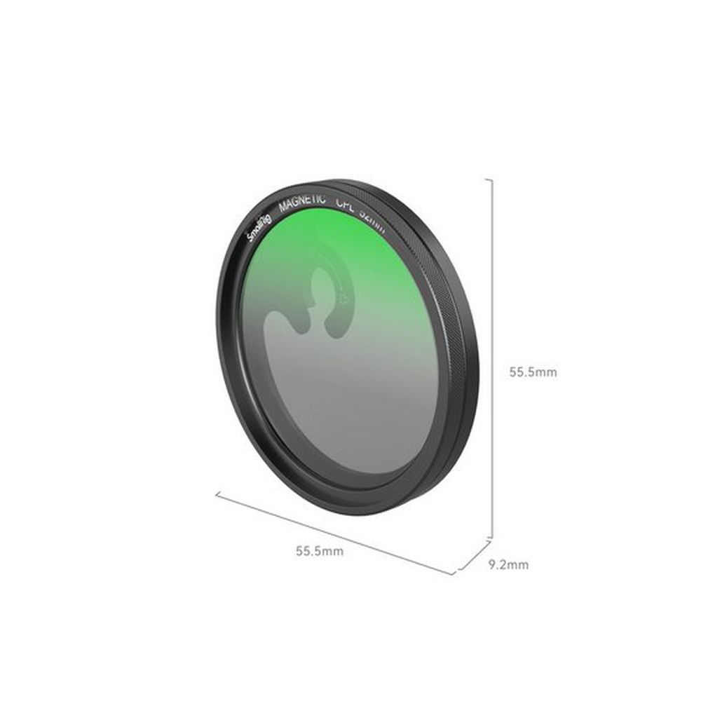 SmallRig 4388B MagEase Magnetic CPL Filter Kit with M-mount Filter Adapter (52mm)