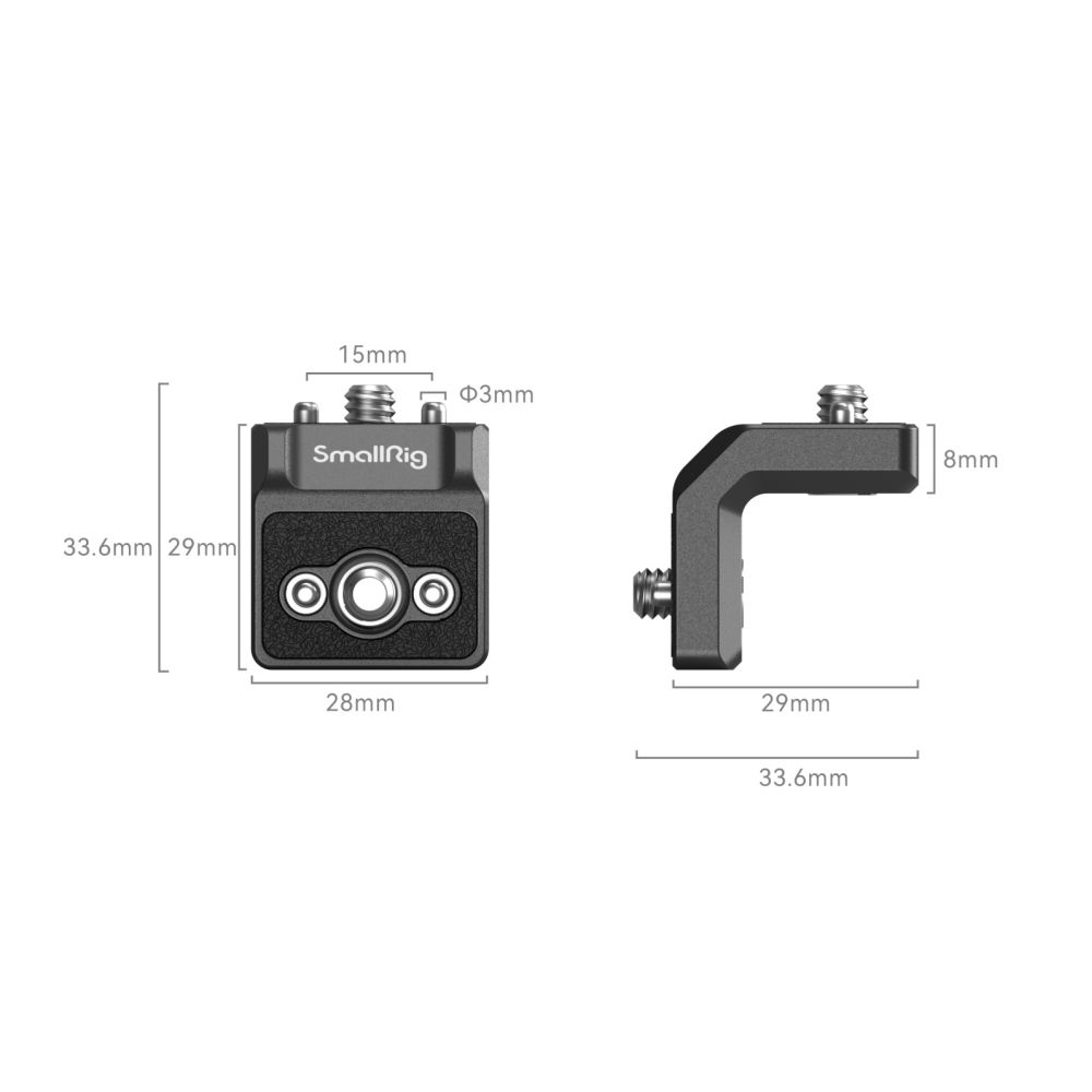 SmallRig x LensVid MD4360 mini L-Shaped Mount Plate Kit