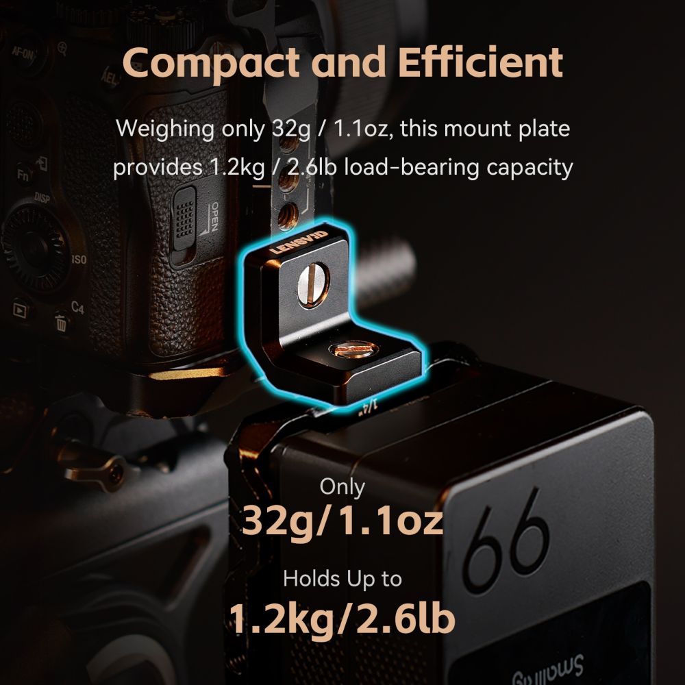 SmallRig x LensVid MD4360 mini L-Shaped Mount Plate Kit