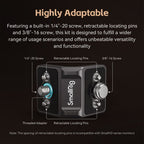 SmallRig x LensVid MD4360 mini L-Shaped Mount Plate Kit