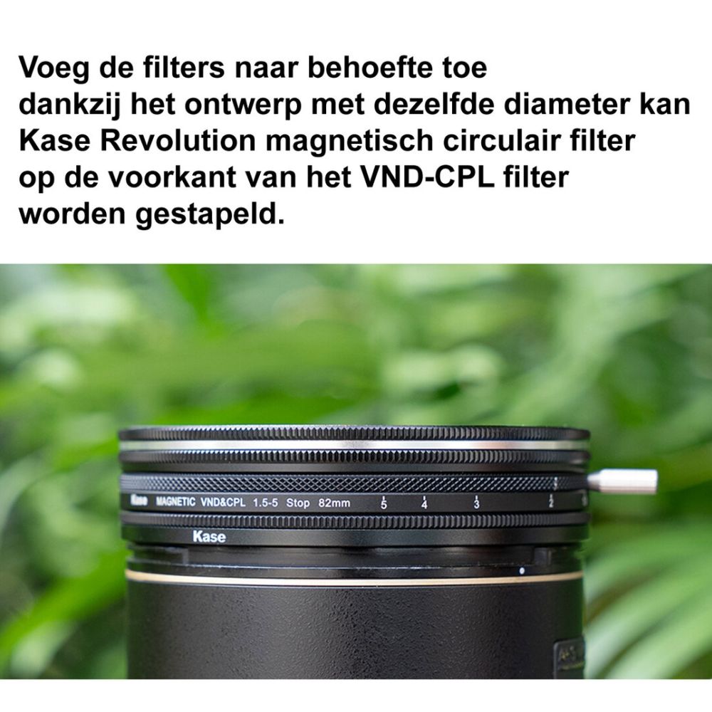 Kase Video Kit VND-CPL with White Mist Filter 82mm
