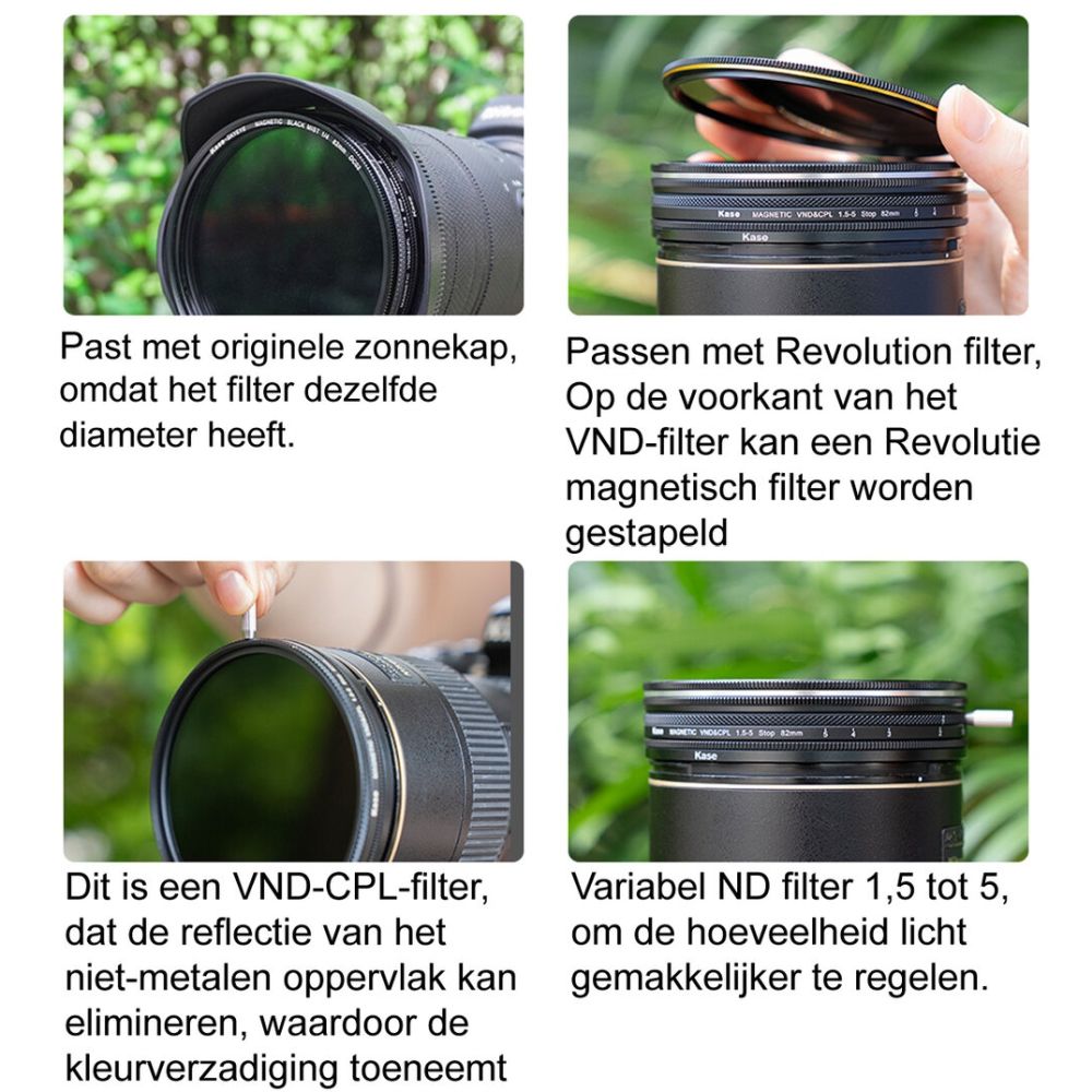 Kase Video VND-CPL 77mm