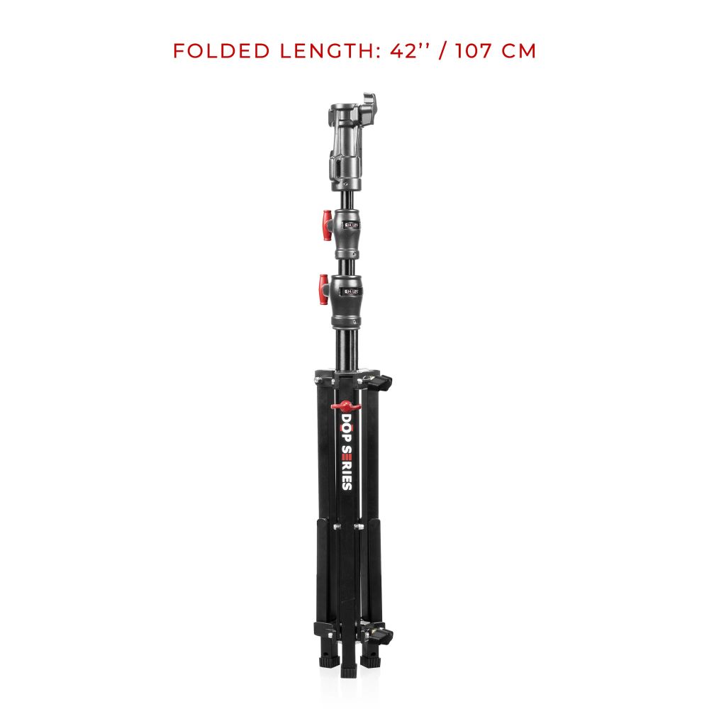 Shape Low Boy Dual Riser Stand Black/Chrome 6.4'