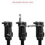 Shape Low Boy Dual Riser Stand Black/Chrome 6.4'