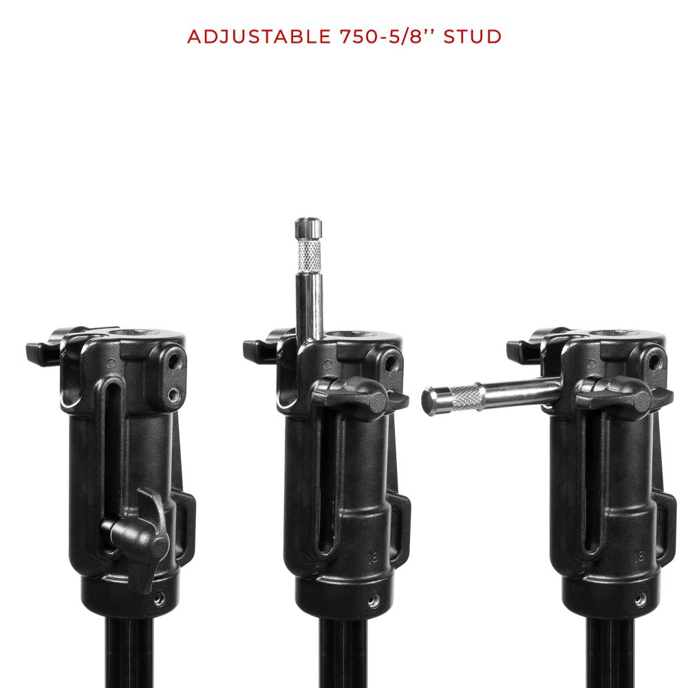 Shape Low Boy Dual Riser Stand Black/Chrome 6.4'