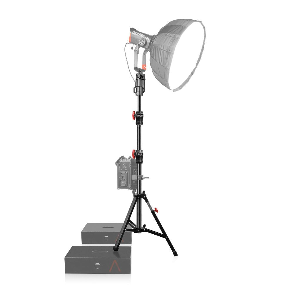 Shape Low Boy Dual Riser Stand Black/Chrome 6.4'