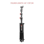 Shape Montreal Combo Triple Riser Stand Black/Chrome 14.8'