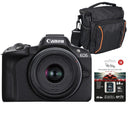 Canon EOS R50 black + RF-S 18-45mm IS STM Starter Kit