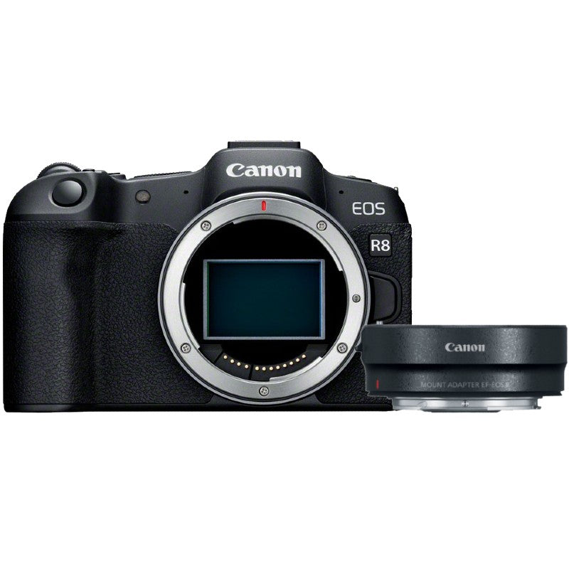 Canon EOS R8 + EF - RF mount adapter