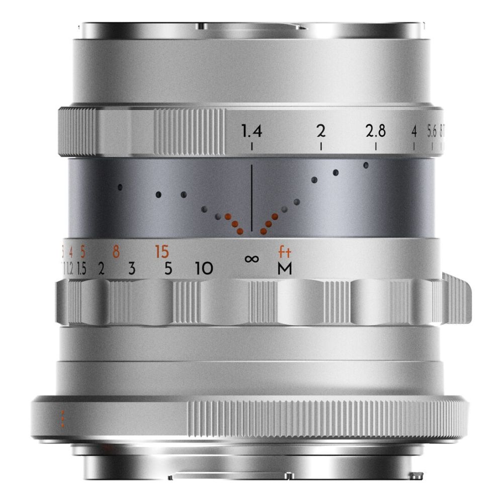 Thypoch Simera Full-frame 28mm f/1.4 for Canon-RF mount, Silver