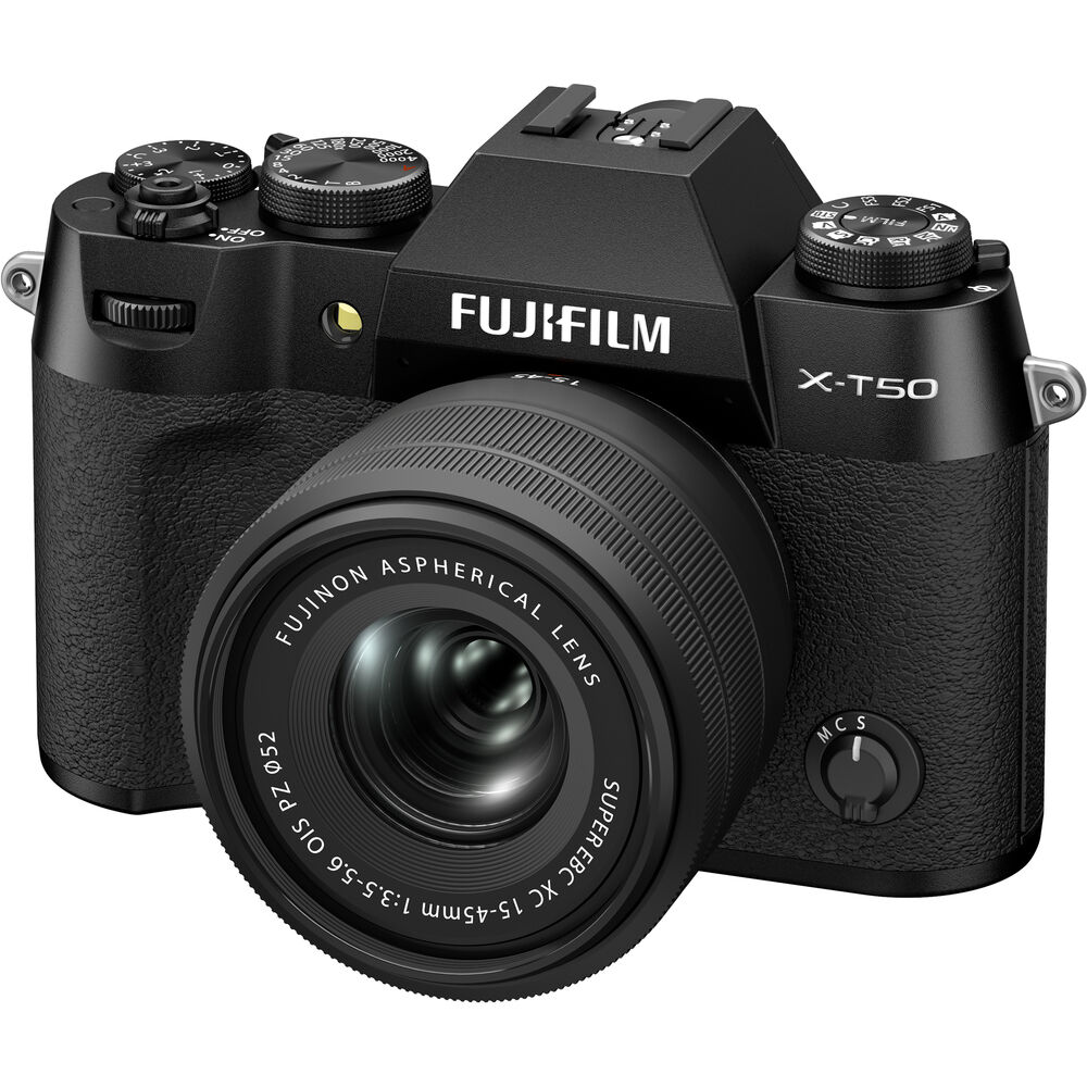 Fujifilm X-T50 black + XC 15-45mm
