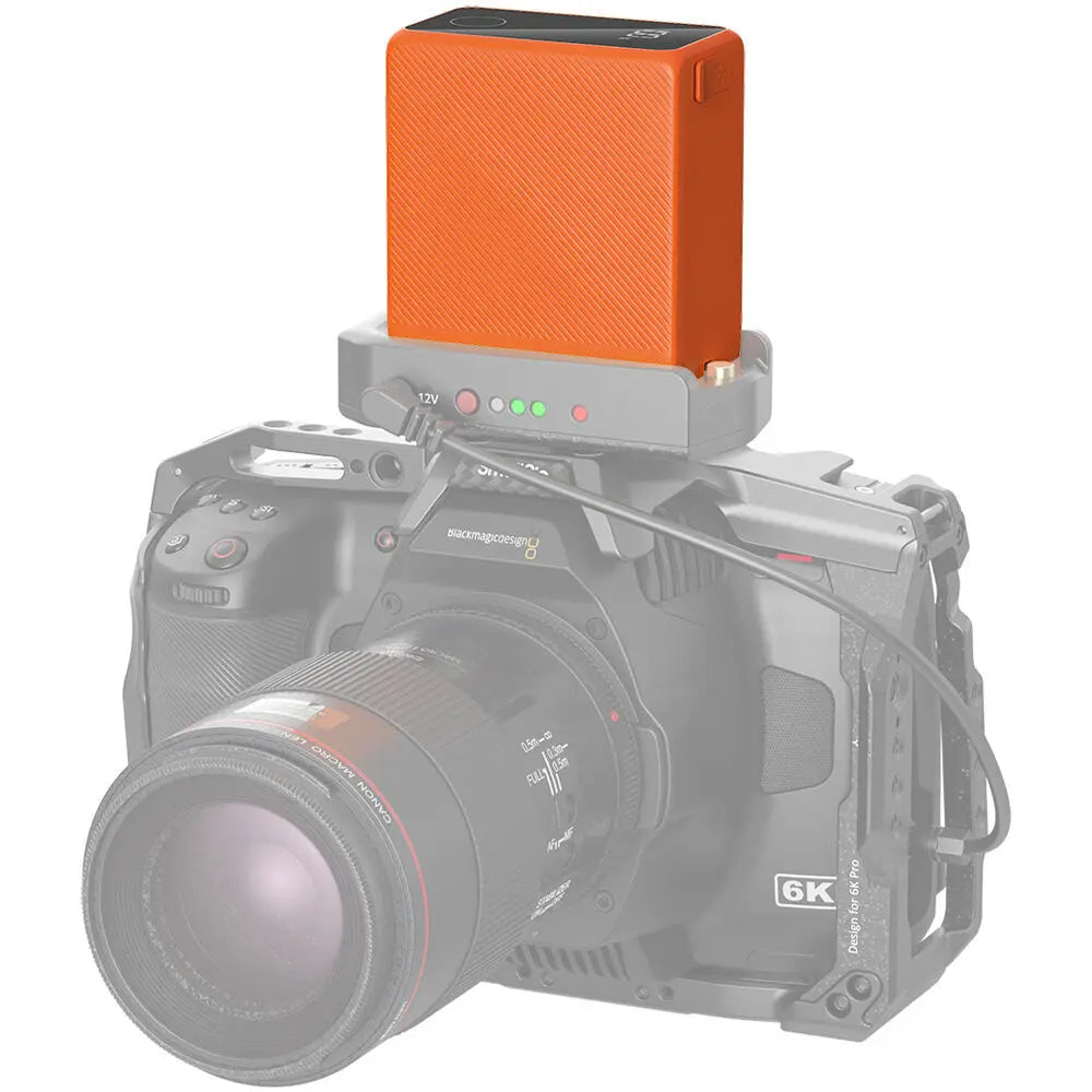 SmallRig 4576 NP-F970 USB-C Rechargeable Camera Battery, orange