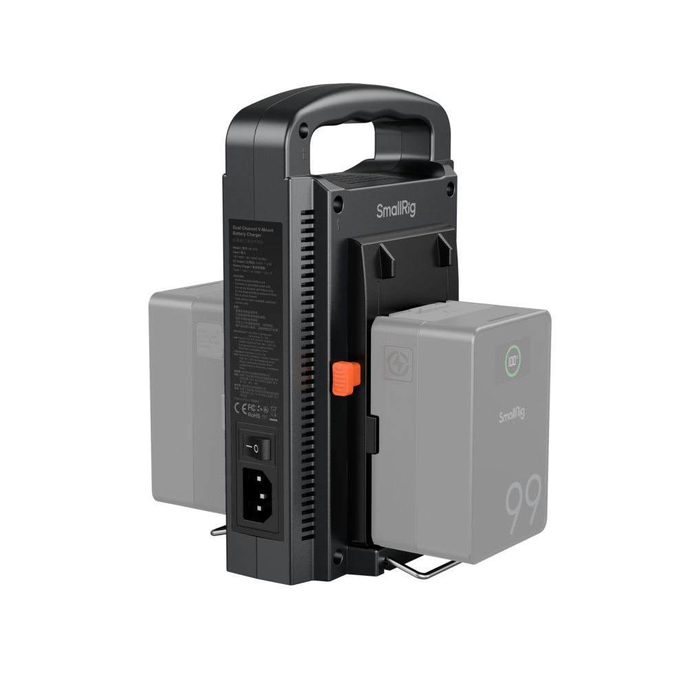 SmallRig 4578 Dual Channel V-Mount Battery Charger (EU Standard)
