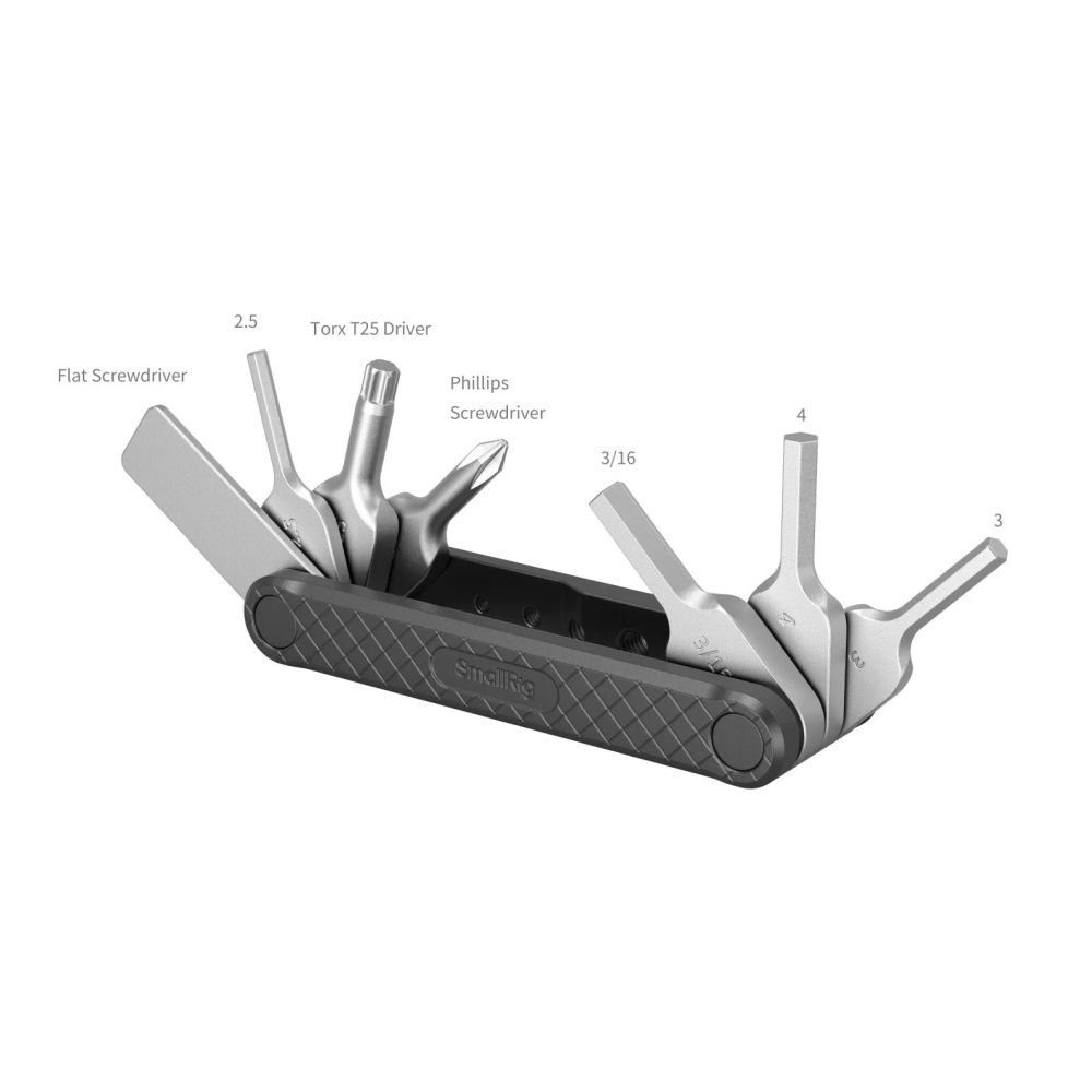 SmallRig 4681 Folding Multi-Tool Kit, black