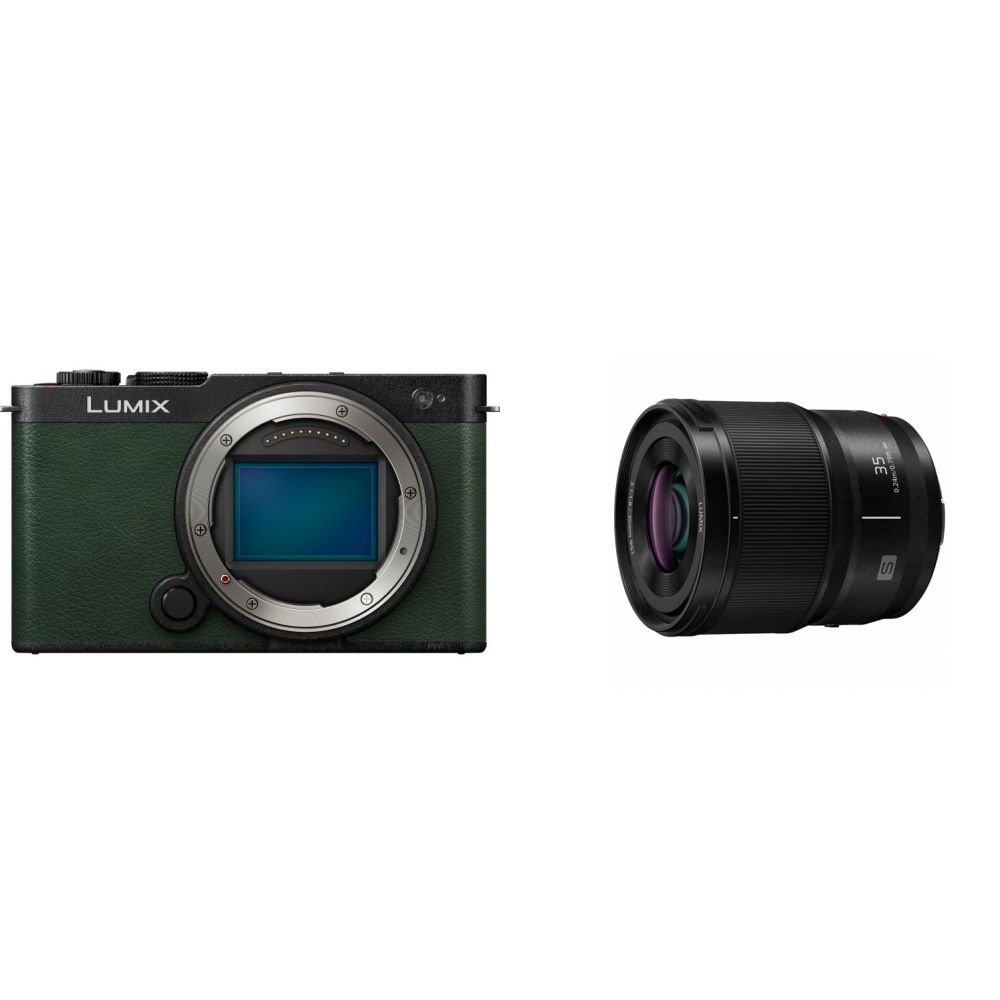 Panasonic Lumix S9 Body Dark Olive + Lumix S 35mm f/1.8