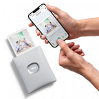 Fujifilm INSTAX PAL digital camera, Milky White + printer SQUARE Link, White