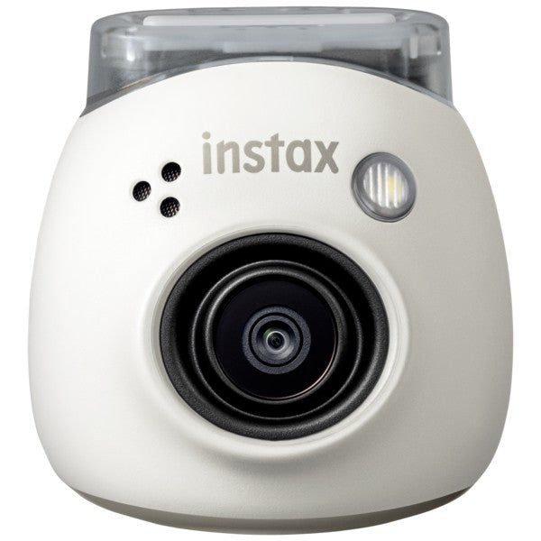 Fujifilm INSTAX PAL digital camera, Milky White + printer Link WIDE, Ash White