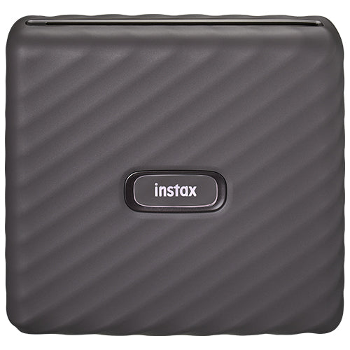 Fujifilm INSTAX PAL digital camera, Gem Black + printer Link WIDE, Mocha Gray