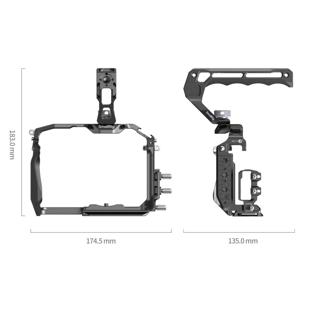 SmallRig HawkLock Quick release cage kit for Panasonic LUMIX GH7 / GH6 4825