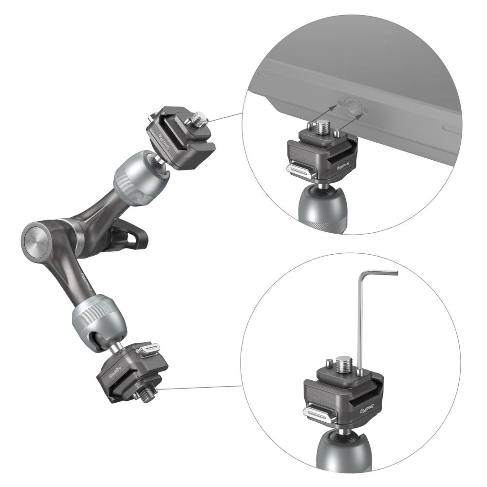 SmallRig HawkLock H21 Quick Release Rosette Magic Arm (7") 4490