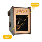 JollyLook EYE Digital-analogue instant photo printer, Brown coloured