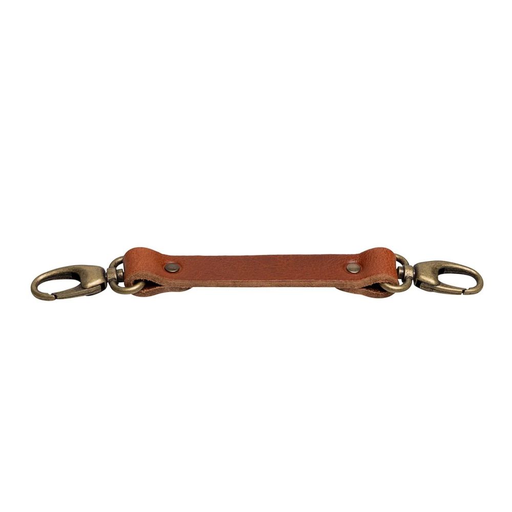 The Hantler Chest strap Cognac / Brass, large 33cm