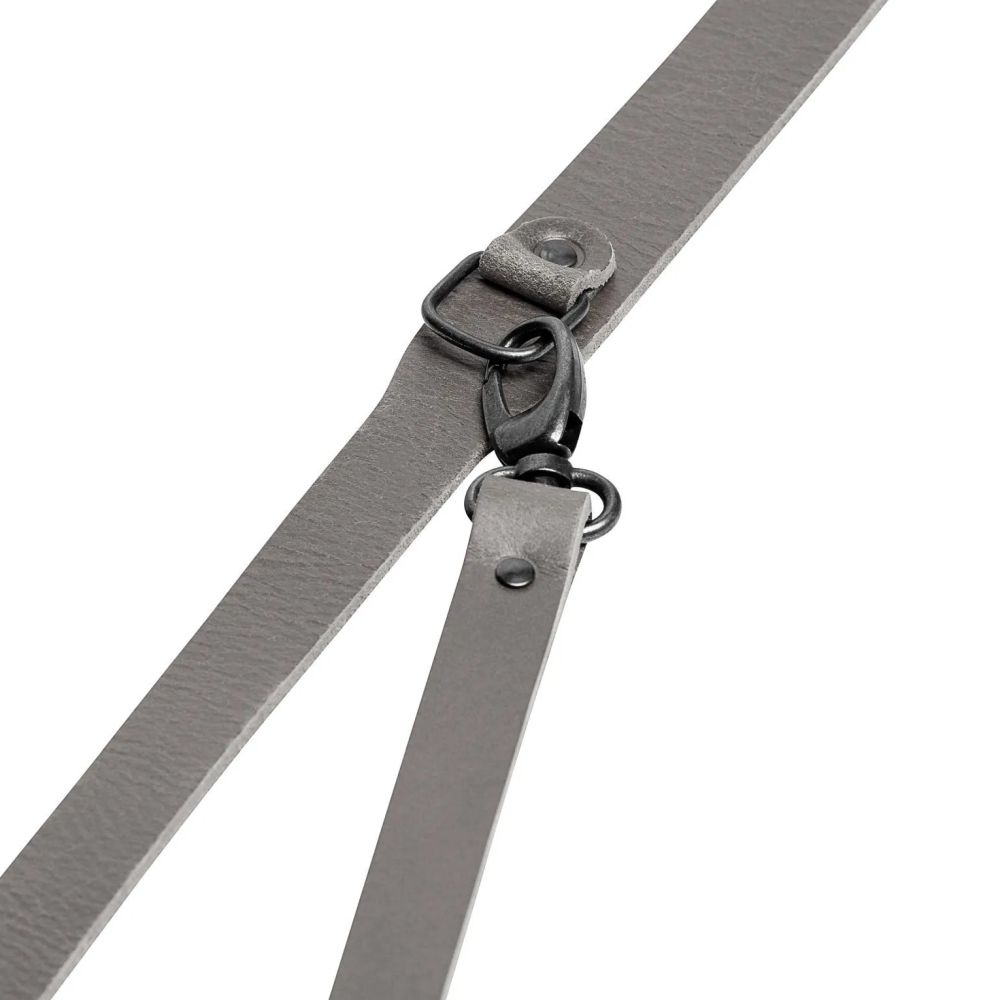 The Hantler Chest strap Gray / Old silver, large 33cm