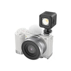 SmallRig 4734 Cold shoe adapter with furry windshield (white) for Sony ZV series cameras