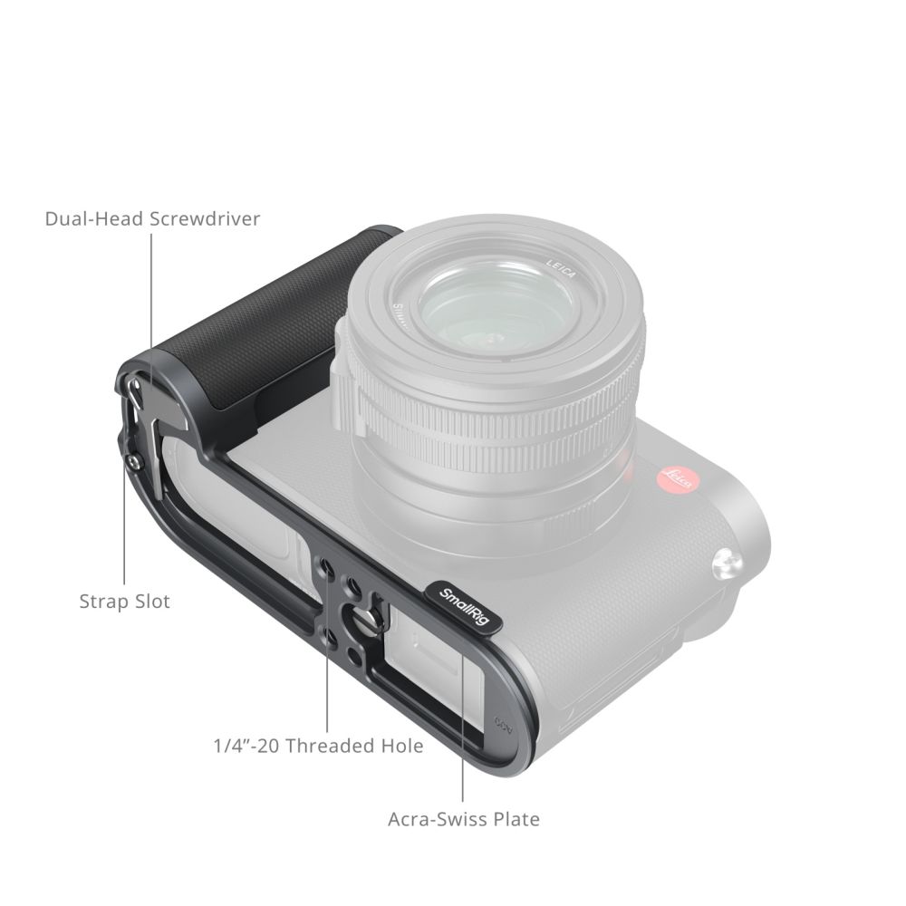 SmallRig 4568 L-shaped mounting plate with handle for Leica Q3