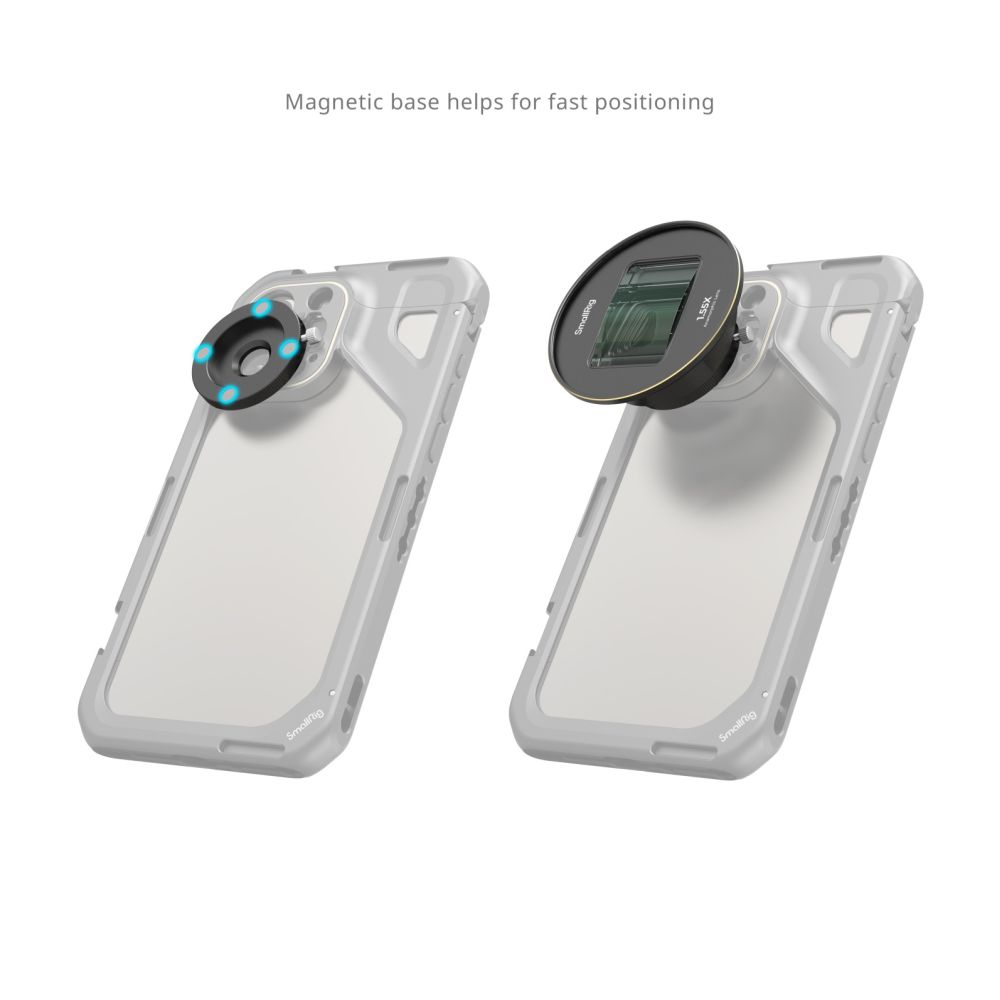 SmallRig 3578B 1.55x Anamorphic Lens for Mobile Phone (T-mount)